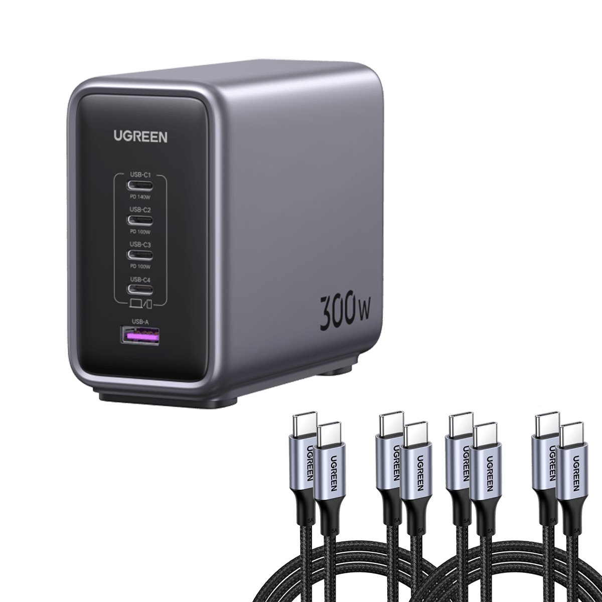 UGREEN Nexode 300W 5-Port Desktop Charger